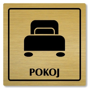 Pokoj, 80x80mm, zlatá, Arizona